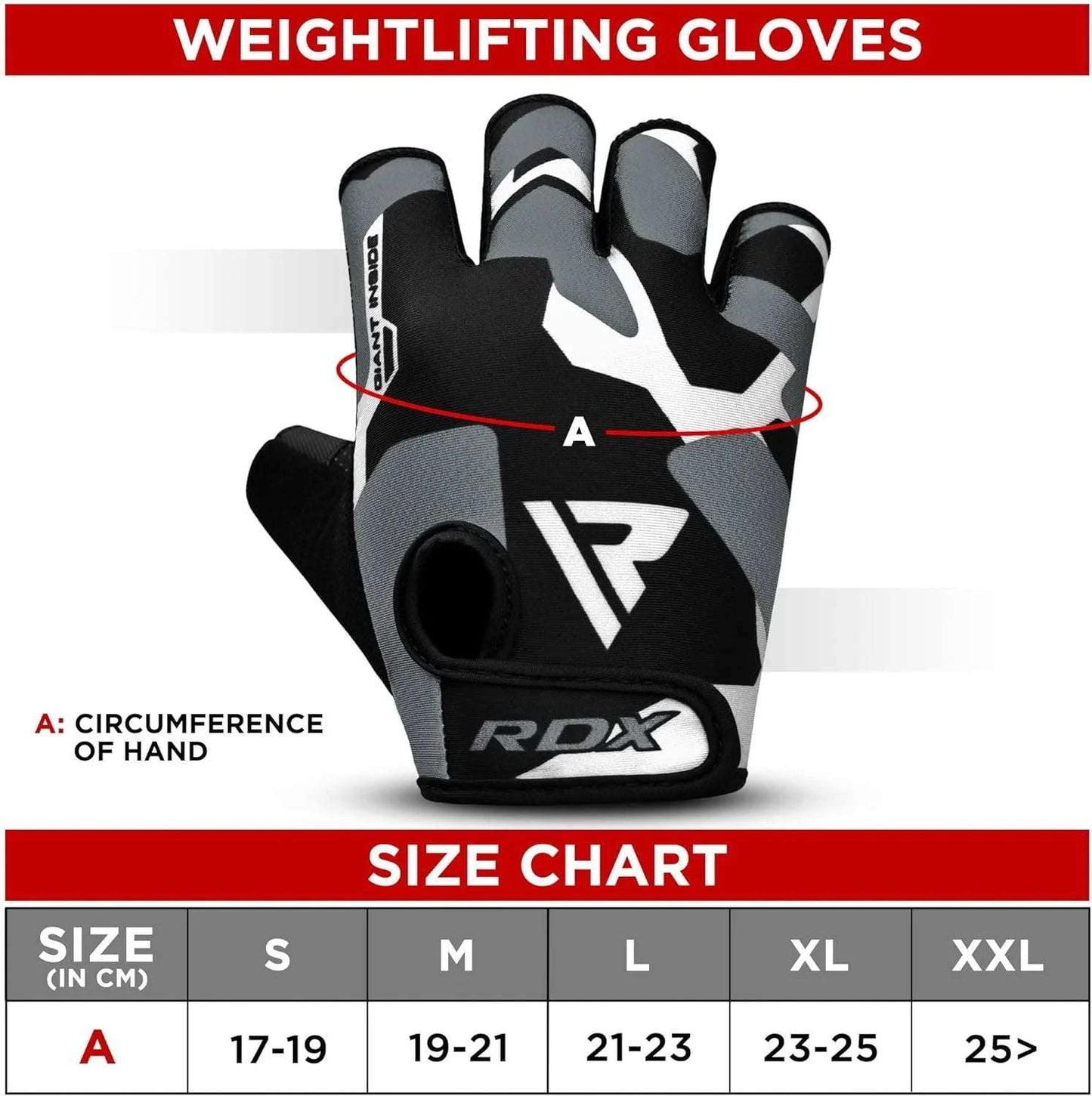 Fingerless Weight Lifting Gloves Gym Workout Gloves for Men Bodybuilding Breathable Powerlifting Wrist Support Padded Palm Training Exercise, Gray, M