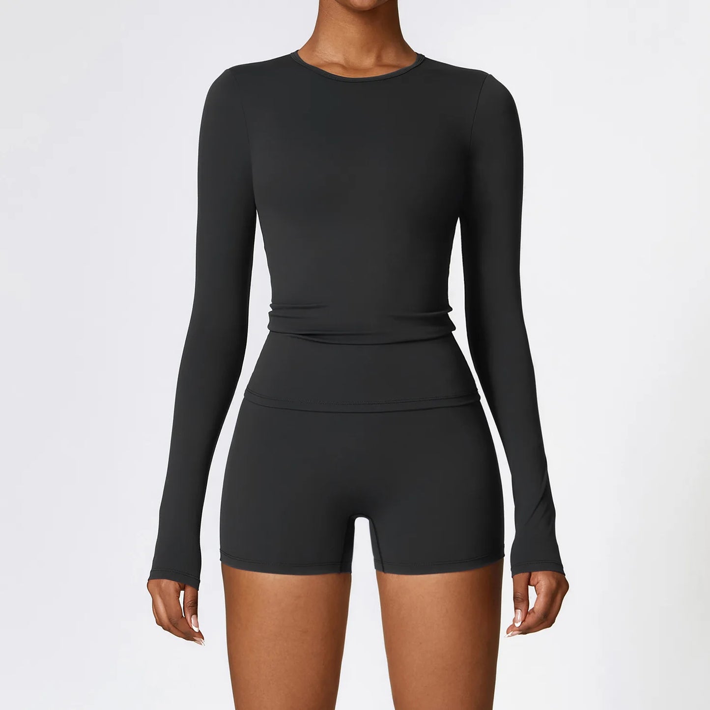 New Yoga Set Women Gym 2 Piece Tight Quick-Drying Fitness Wear Outdoor Running Suit Sports Fitness High Waist Leggings Workout