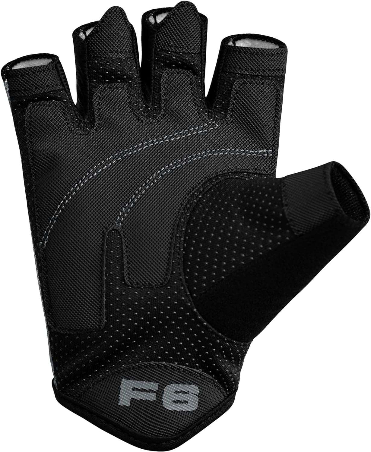 Fingerless Weight Lifting Gloves Gym Workout Gloves for Men Bodybuilding Breathable Powerlifting Wrist Support Padded Palm Training Exercise, Gray, M