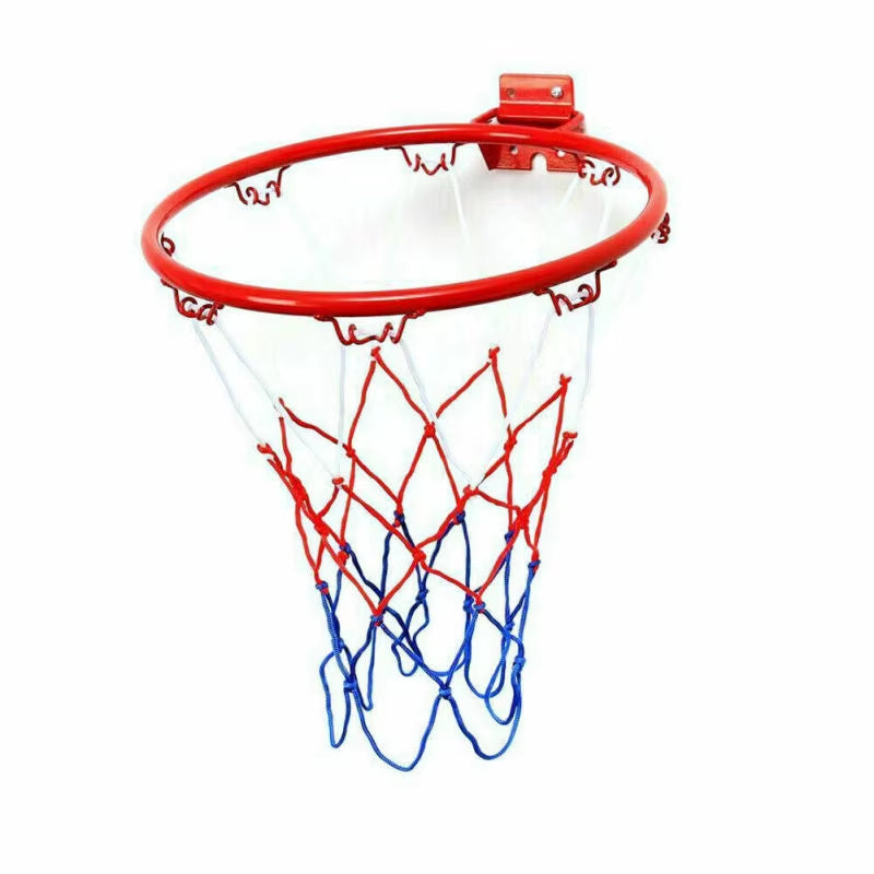 Children's Wall-Mounted Basketball Hoop with Screws and Net for Indoor and Outdoor Shooting Practice