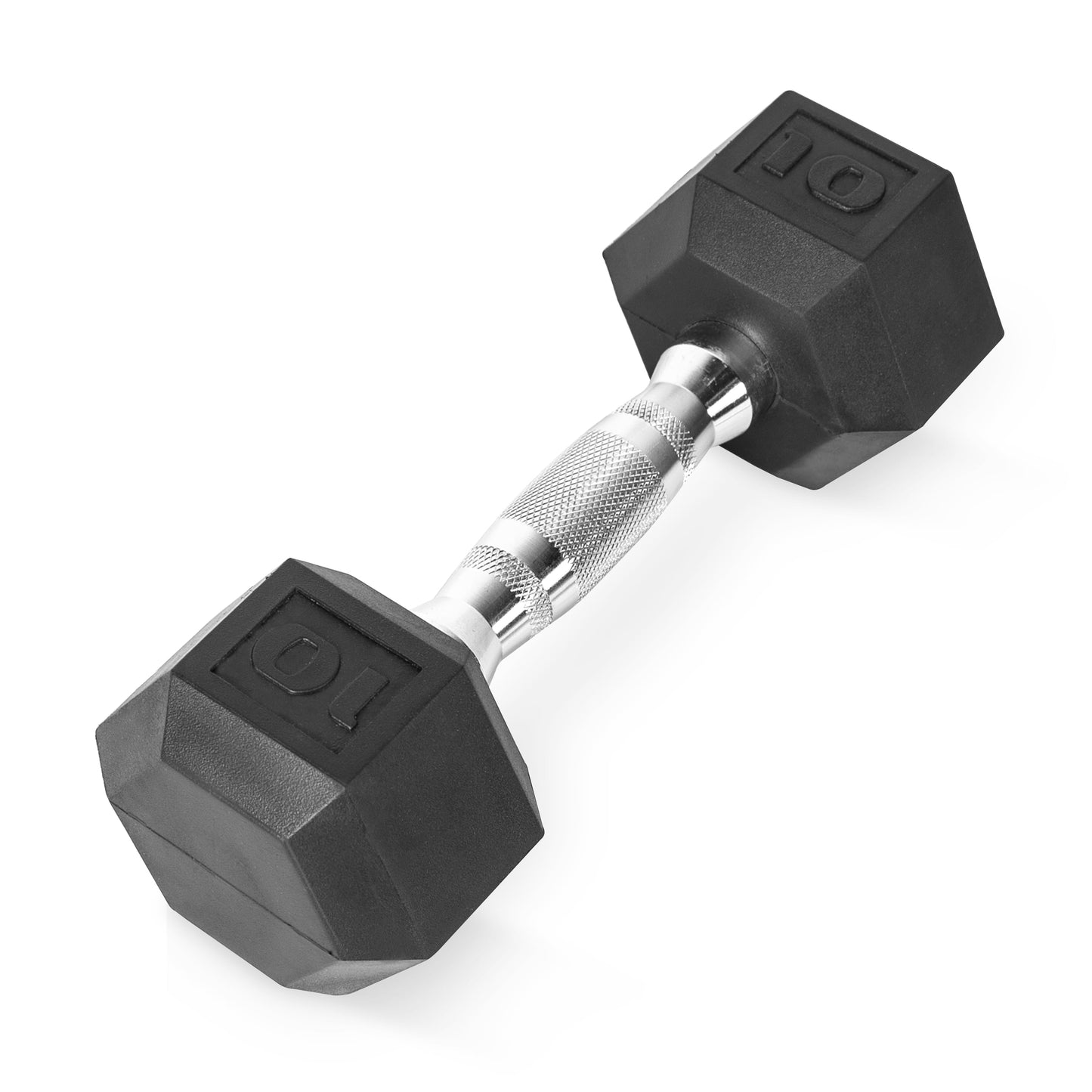Barbell, 3Lb Rubber Hex Dumbbell, Single
