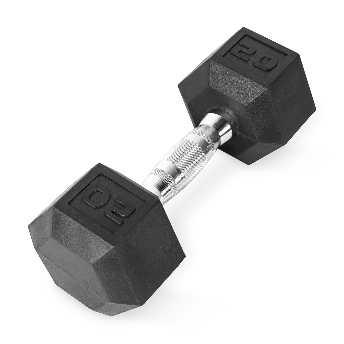 Barbell, 3Lb Rubber Hex Dumbbell, Single