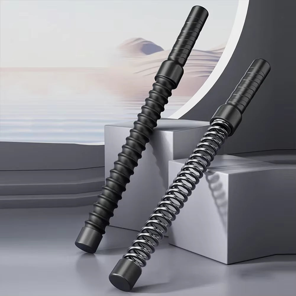 Strength Training Bar Non Slip Fitness Grip Bar Biceps Triceps Strengthener Spring Arm Strength Expander Home Gym Workout