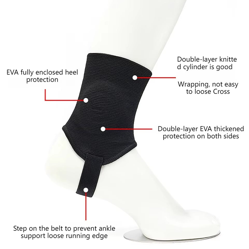 1Pair EVA Ankle Brace Anticollision Shield Protector Dual Sided Pads Soccer Football Volleyball Sports Ankle Guards