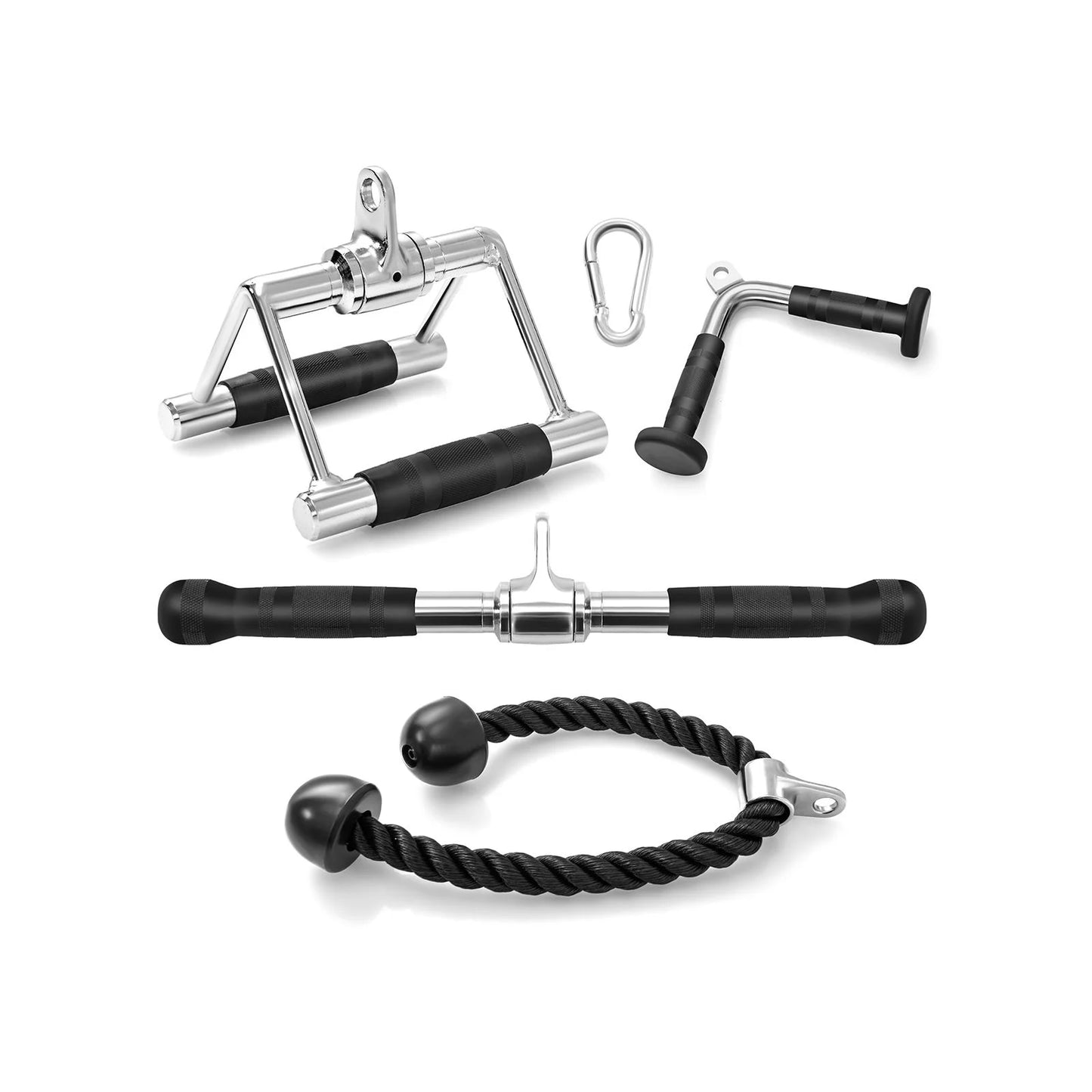 Cable Machine Attachment Set LAT Pulldown Attachments