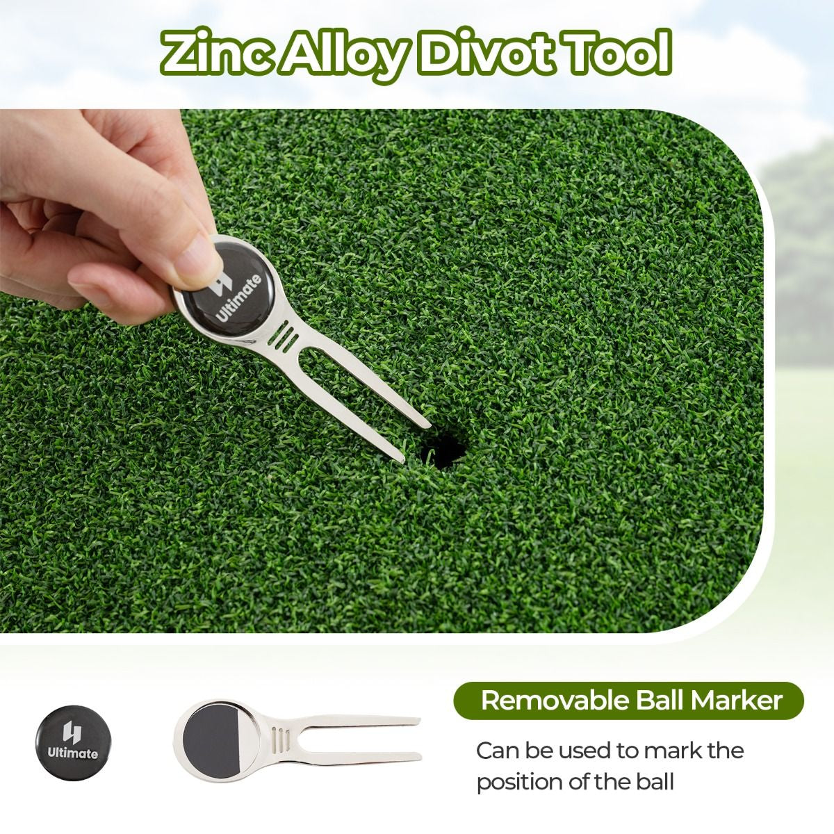 Complete Golf Accessories Set with Golf Balls Golf Tees Golf Towel Golf Belt and Golf Hat