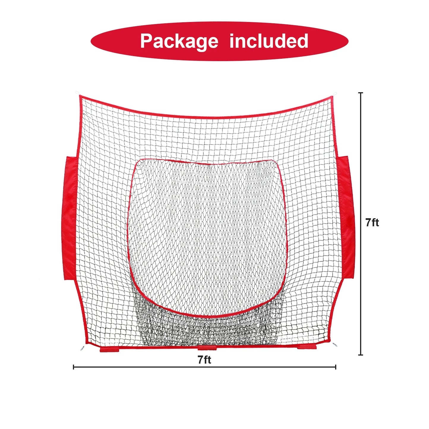 7X7 Portable High Quality Custom Softball Practice Net Baseball Hitting Net