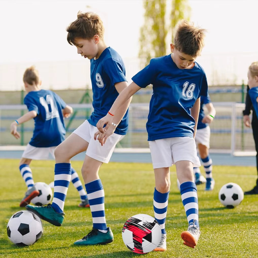 Training Size 5 Soccer Ball with Machine Stitched Panels Machine Stitched Panels for Added