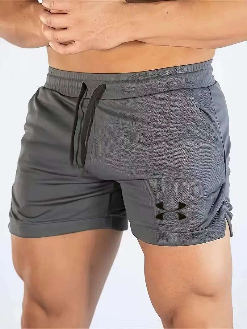 New Summer Brand Fitness Shorts Men'S Casual Pants Mesh Breathable Fitness Pants Running Shorts Men'S Jogging Sportswear