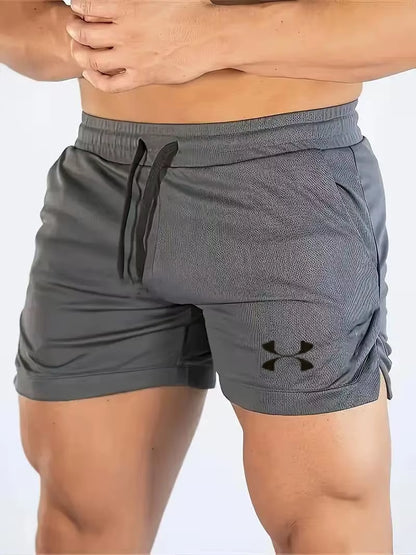 New Summer Brand Fitness Shorts Men'S Casual Pants Mesh Breathable Fitness Pants Running Shorts Men'S Jogging Sportswear