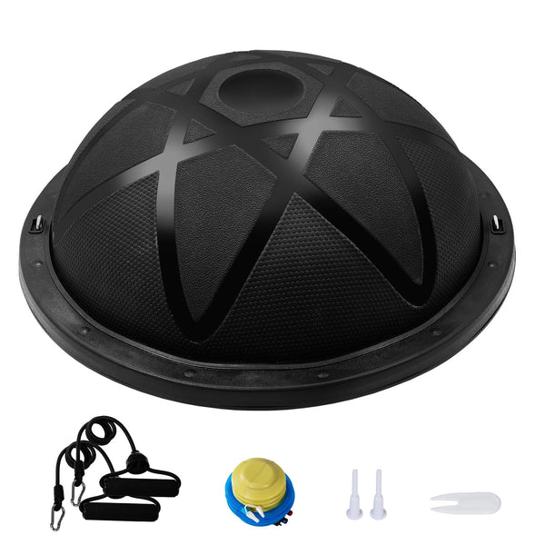 23 Inch Ball Trainer Medium Fitness Yoga Balance Stability Ball Resistance Band