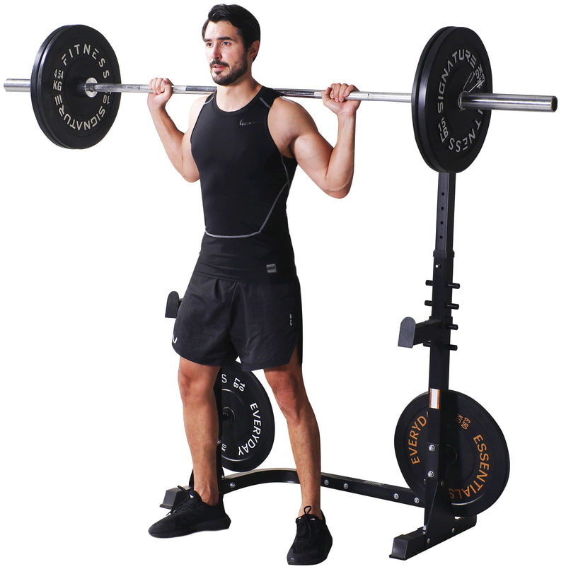 LX600 Olympic Workout Bench & Squat Rack - 850 lb Capacity - Blend Bazaar