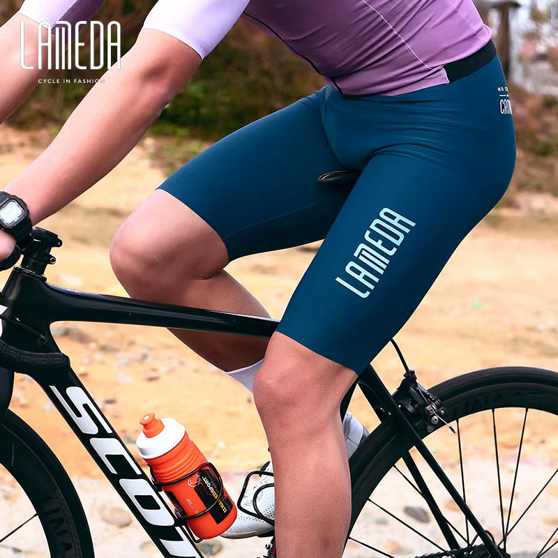 Men'S Summer Bicycle Shorts Shock-Absorbing Cycling Clothing for Mountain Road Biking Lightweight 5-Point Cycling Pants