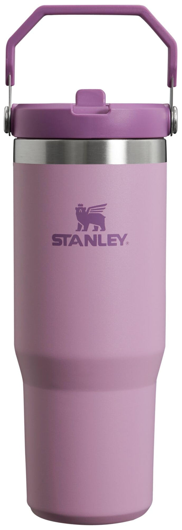 Stanley IceFlow 2.0 Flip Straw Tumbler with Handle 30 oz | Twist On Lid and Flip Up Straw | Leak Resistant Water Bottle | Insulated Stainless Steel | BPA-Free | Hydrangea