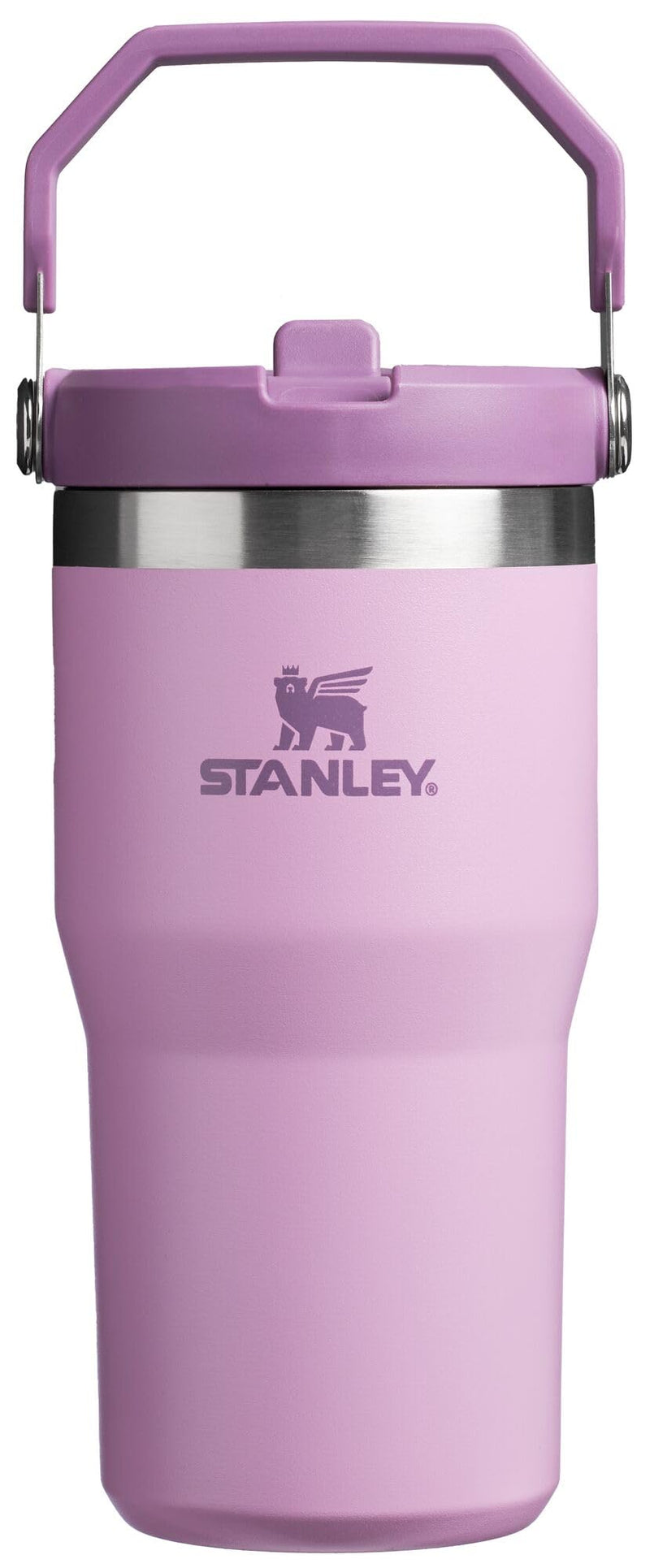 Stanley IceFlow 2.0 Flip Straw Tumbler with Handle 30 oz | Twist On Lid and Flip Up Straw | Leak Resistant Water Bottle | Insulated Stainless Steel | BPA-Free | Hydrangea