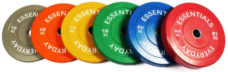 Bumper Plate with Steel Hub, 100 Lb Set Color - Blend Bazaar