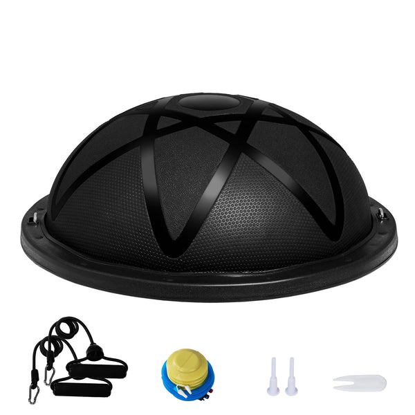 23 Inch Ball Trainer Medium Fitness Yoga Balance Stability Ball Resistance Band