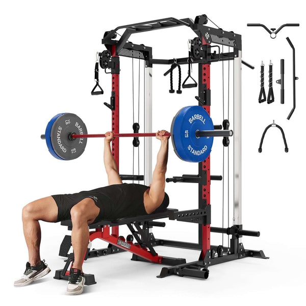 Power Rack Pro - Versatile Home Gym with Dual Pulley System - Blend Bazaar