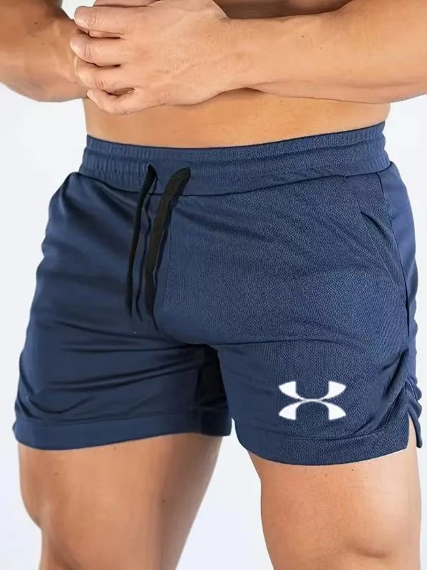 New Summer Brand Fitness Shorts Men'S Casual Pants Mesh Breathable Fitness Pants Running Shorts Men'S Jogging Sportswear