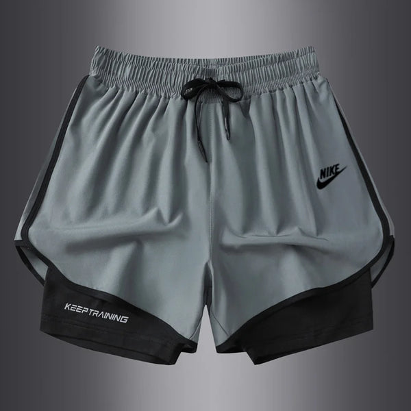 Men'S Breathable Shorts, Athletic, Quick Drying, Comfortable, Soft, Slim-Fit, Drawstring Training Sweatpants, Multicolor