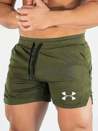 New Summer Brand Fitness Shorts Men'S Casual Pants Mesh Breathable Fitness Pants Running Shorts Men'S Jogging Sportswear