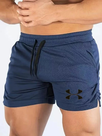 New Summer Brand Fitness Shorts Men'S Casual Pants Mesh Breathable Fitness Pants Running Shorts Men'S Jogging Sportswear