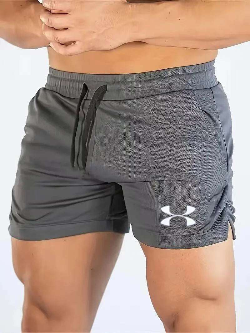 New Summer Brand Fitness Shorts Men'S Casual Pants Mesh Breathable Fitness Pants Running Shorts Men'S Jogging Sportswear