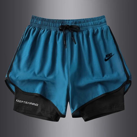 Men'S Breathable Shorts, Athletic, Quick Drying, Comfortable, Soft, Slim-Fit, Drawstring Training Sweatpants, Multicolor