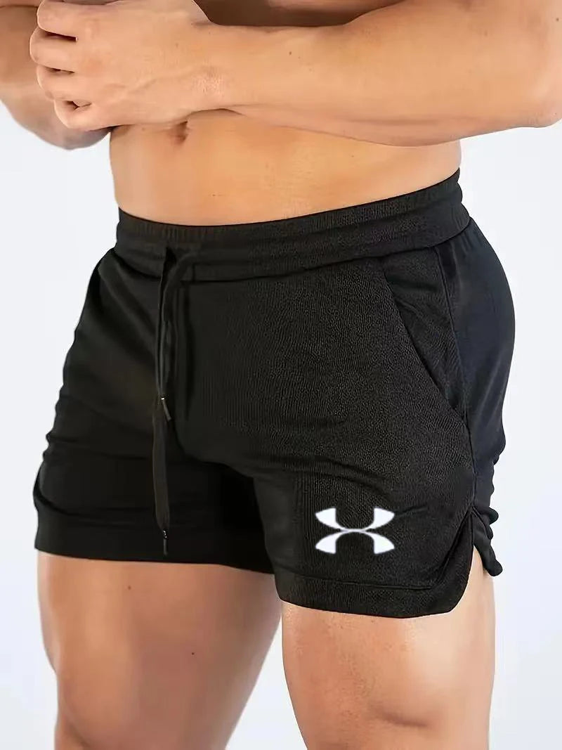 New Summer Brand Fitness Shorts Men'S Casual Pants Mesh Breathable Fitness Pants Running Shorts Men'S Jogging Sportswear