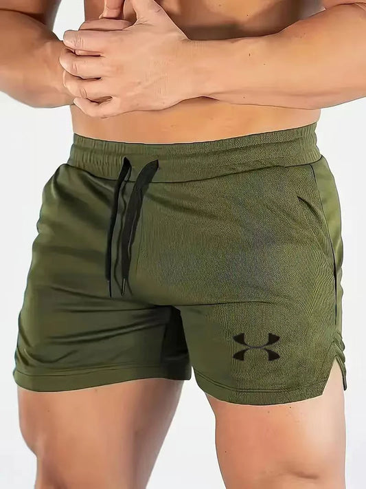 New Summer Brand Fitness Shorts Men'S Casual Pants Mesh Breathable Fitness Pants Running Shorts Men'S Jogging Sportswear