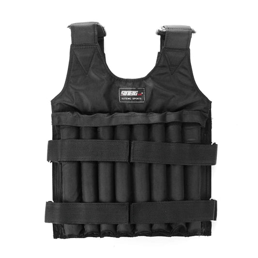 20Kg/50Kg Durable Weighted Vest Adjustable Weight Training Exercise Jackets Sand Clothing Sports Loading Waistcoat for Fitness