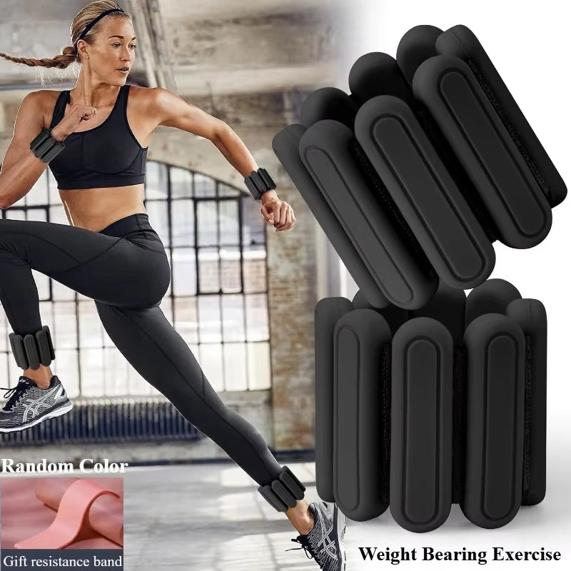 Weight Bracelet Men&Women Wrist&Ankle-Weights Adjustable Weights Wearable Arm&Leg Weighted Bracelet for Pilate、Yoga、Gym Training