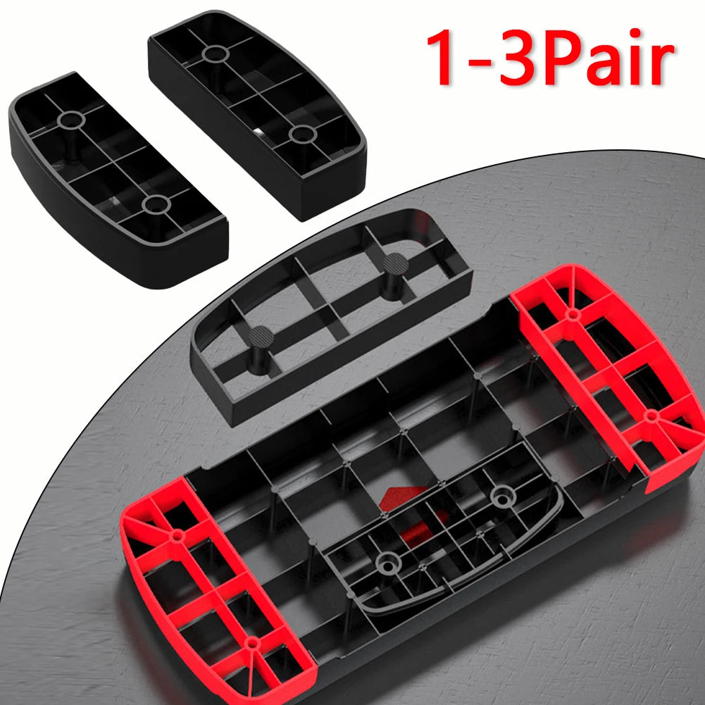 1-3Pair Multipurpose Fitness Step Pedal Base Aerobic Pedal Exerciser Adjustable Nonslip Stable Weight Bearing Training Accessory