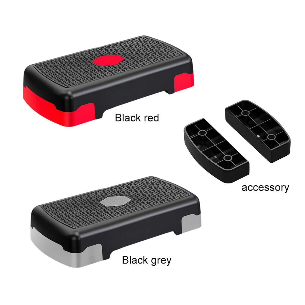 1-3Pair Multipurpose Fitness Step Pedal Base Aerobic Pedal Exerciser Adjustable Nonslip Stable Weight Bearing Training Accessory