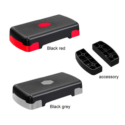 1-3Pair Multipurpose Fitness Step Pedal Base Aerobic Pedal Exerciser Adjustable Nonslip Stable Weight Bearing Training Accessory