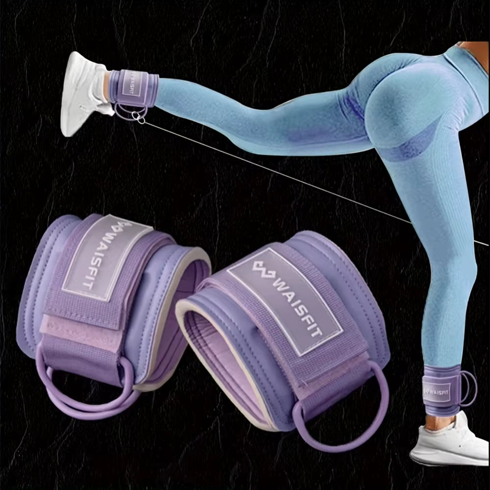 1Pcs Fitness Ankle Straps Adjustable Foot Support Padded Cuffs Ankle Weight Leg Training Brace Yoga Pilates Sports Feet Guard