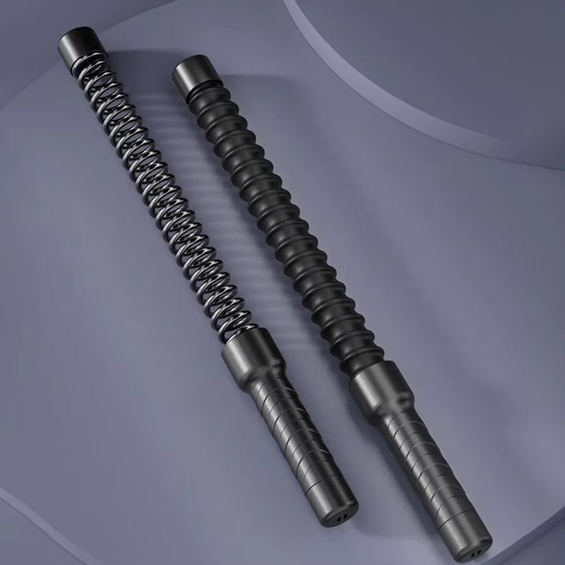 Strength Training Bar Non Slip Fitness Grip Bar Biceps Triceps Strengthener Spring Arm Strength Expander Home Gym Workout
