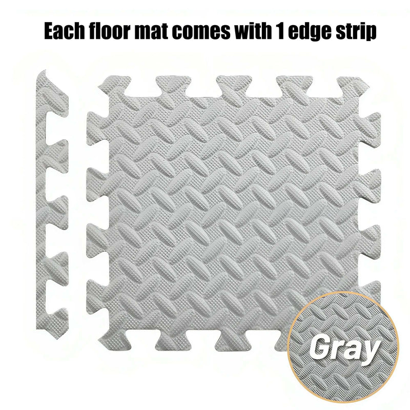 16Pcs Puzzle Fitness Mat,Massage Mat,Eva Interlocking Foam Floor Tiles for Home Gym,Gym Equipment Mat,Floor Mat for Kid 30 CM