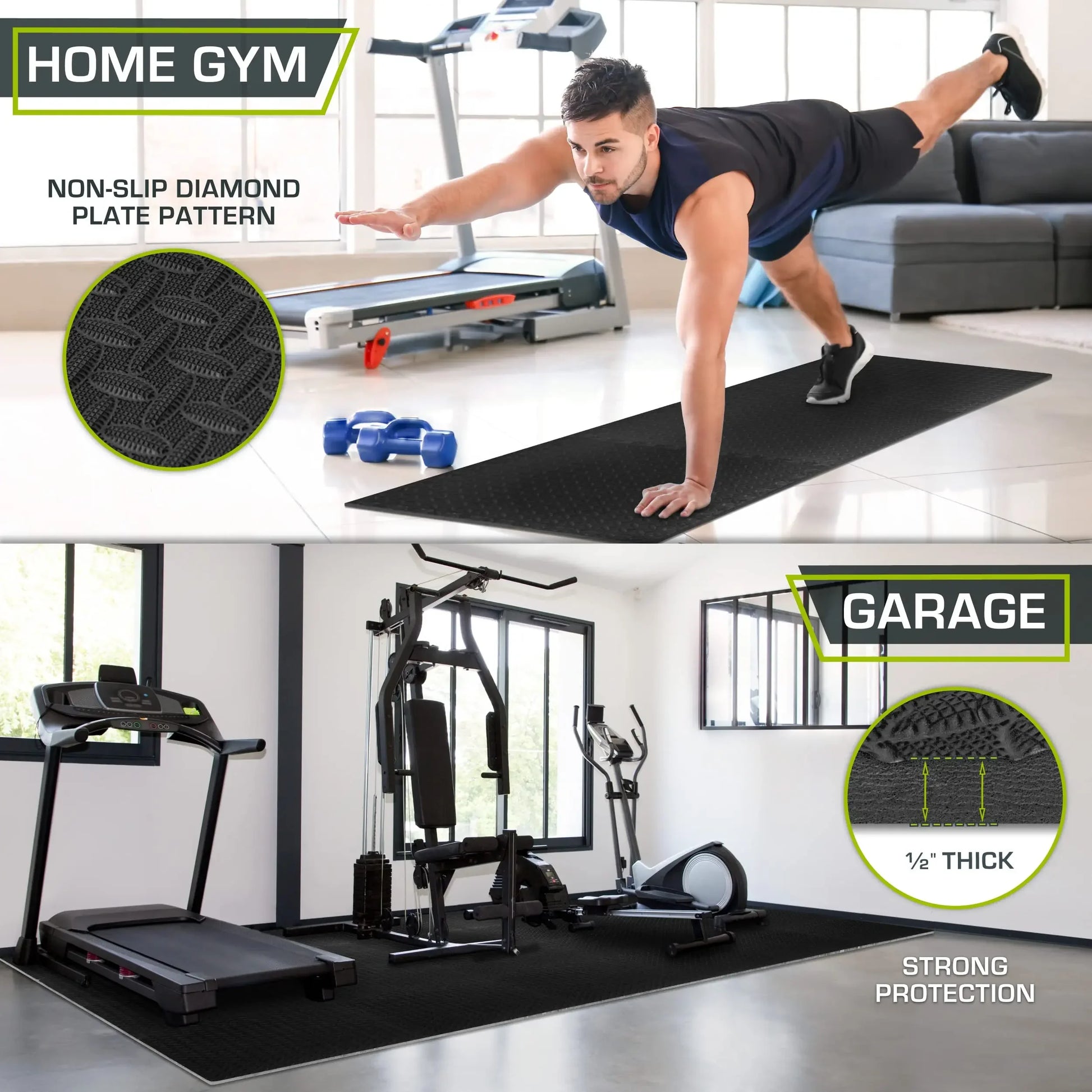 16Pcs Puzzle Fitness Mat,Massage Mat,Eva Interlocking Foam Floor Tiles for Home Gym,Gym Equipment Mat,Floor Mat for Kid 30 CM