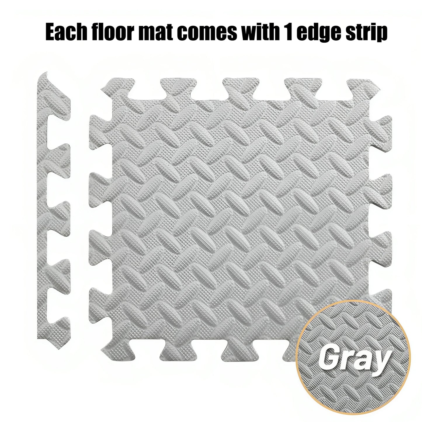16Pcs Puzzle Fitness Mat,Massage Mat,Eva Interlocking Foam Floor Tiles for Home Gym,Gym Equipment Mat,Floor Mat for Kid 30 CM