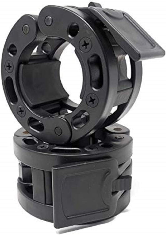Quick Release Olympic Barbell Clamps - Secure Locking Weight Clips for 2-Inch Barbells - Perfect for Weightlifting!