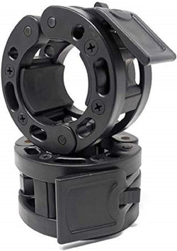 Quick Release Olympic Barbell Clamps - Secure Locking Weight Clips for 2-Inch Barbells - Perfect for Weightlifting!