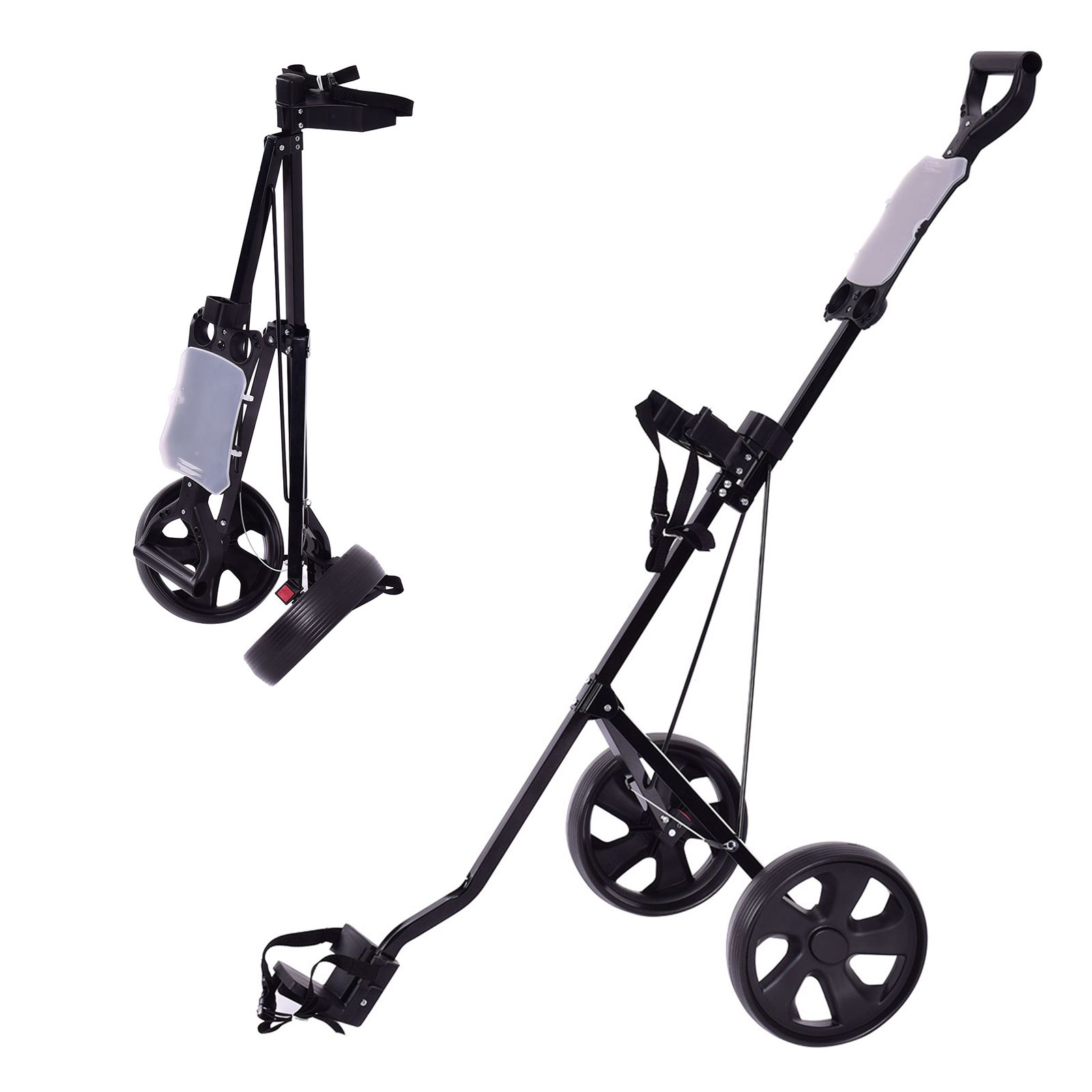 Foldable 2 Wheels Foldable Golf Cart with Scoreboard