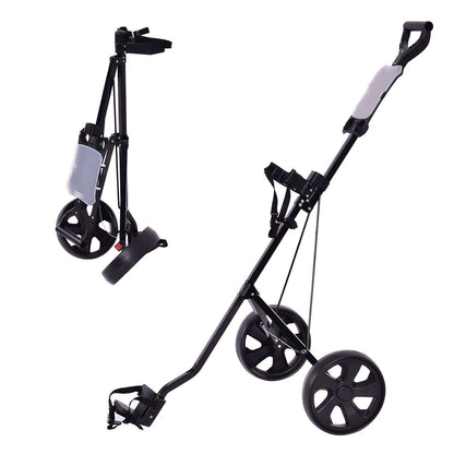 Foldable 2 Wheels Foldable Golf Cart with Scoreboard