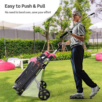Foldable 2 Wheels Foldable Golf Cart with Scoreboard