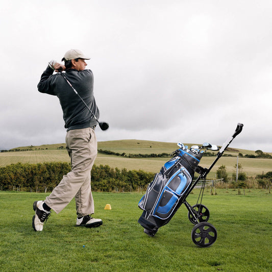 Foldable 2 Wheels Foldable Golf Cart with Scoreboard