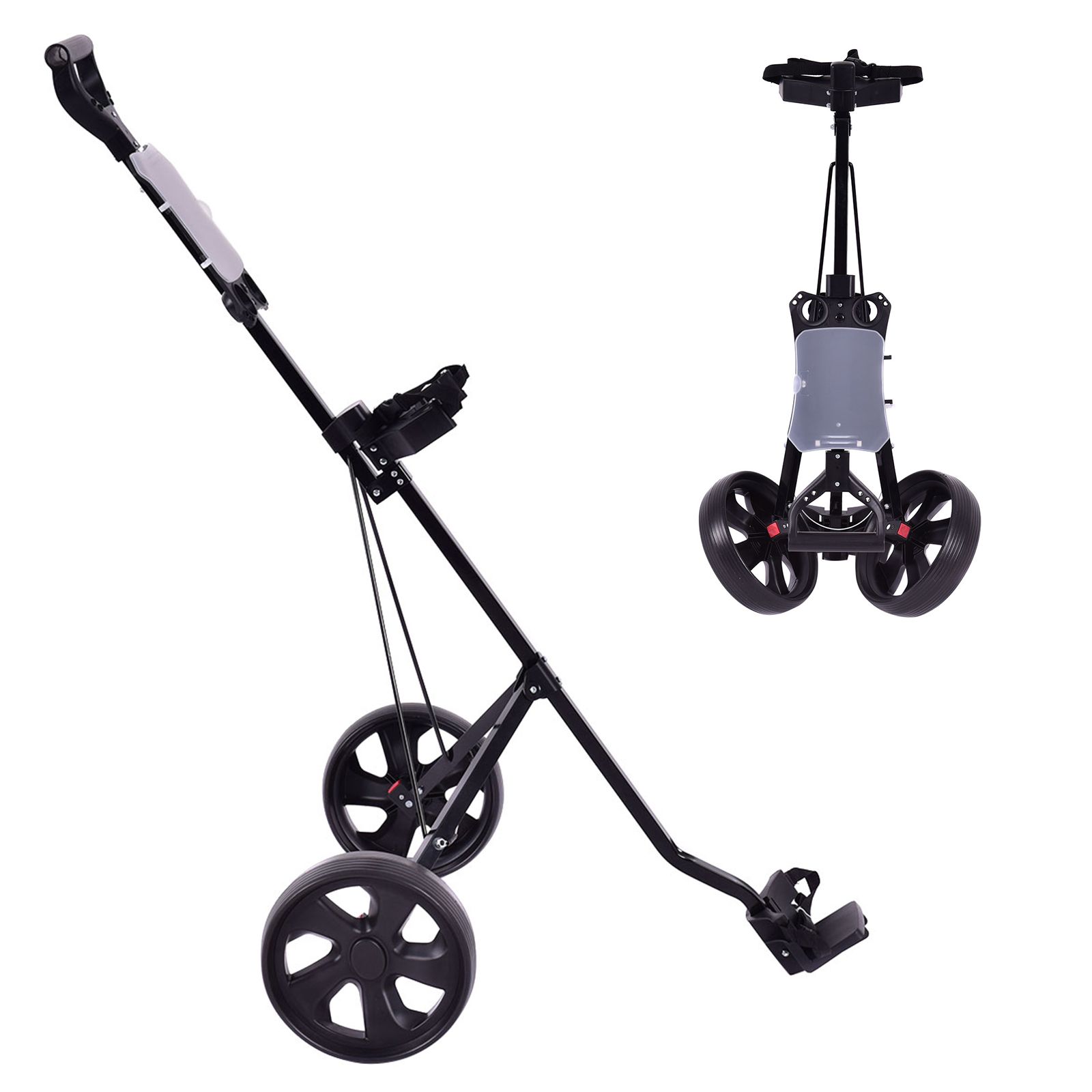 Foldable 2 Wheels Foldable Golf Cart with Scoreboard
