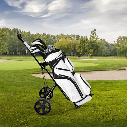 Foldable 2 Wheels Foldable Golf Cart with Scoreboard