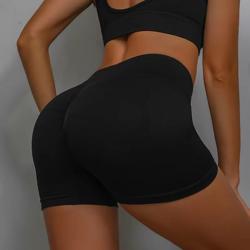 Women'S Solid Skinny Shorts Sexy High Waist Yoga Short Casual Comfy Summer Shorts Women'S Clothing Women Yoga Gym