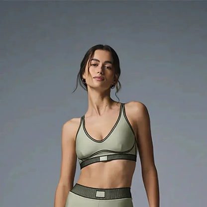 AL Slim Women'S Yoga Set Air Lift High Waist 7/8 Line up Legging Bra with Pads Fit Comfortable Fitness Set Outdoor Legging